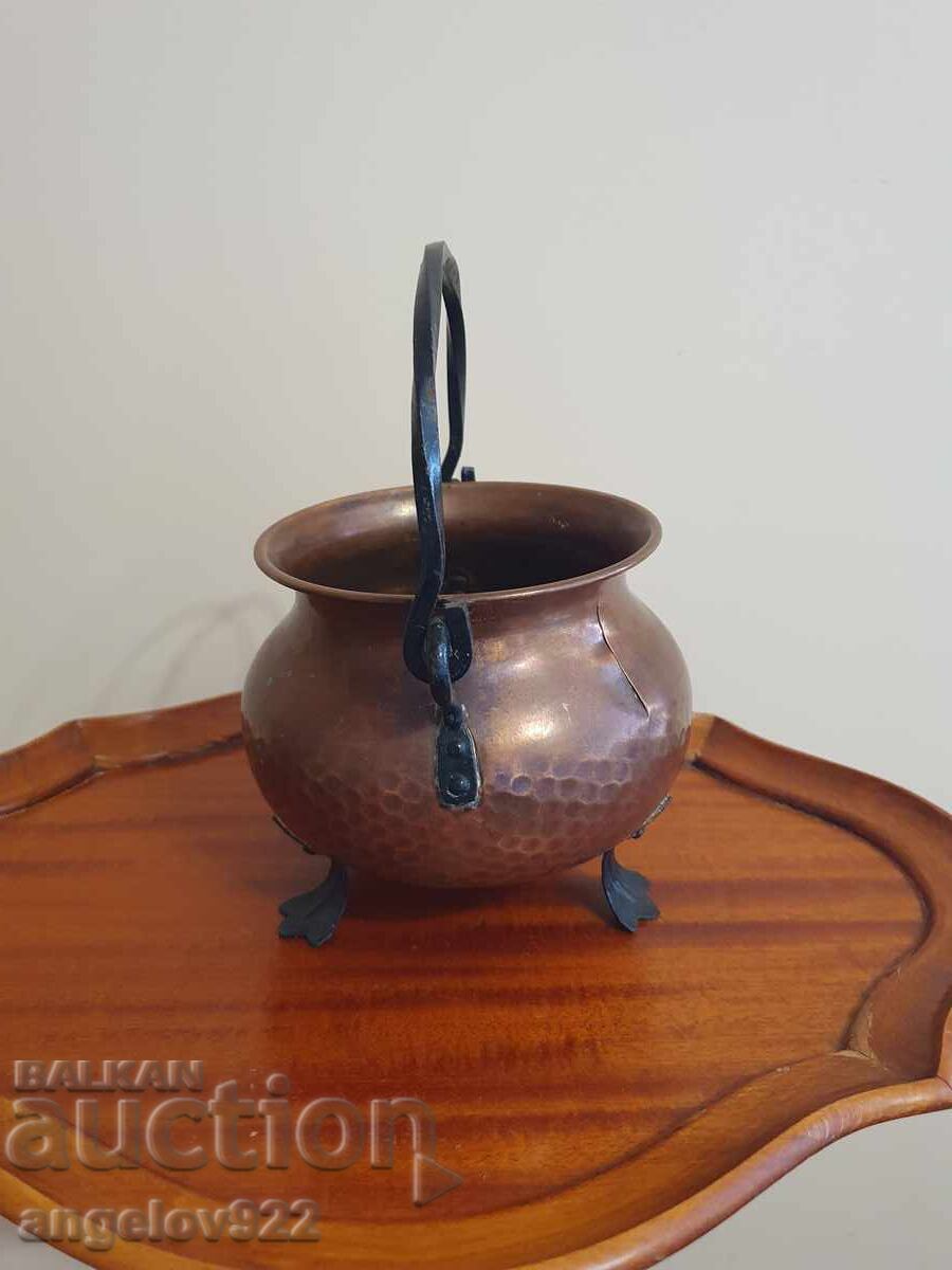 Παράδοση Παλιό χάλκινο φλιτζάνι χειροποίητο!!!