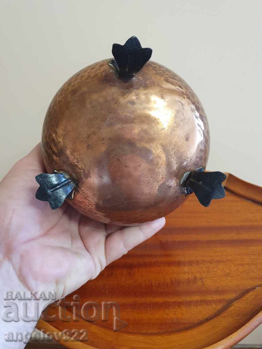 Παλιό χάλκινο φλιτζάνι χειροποίητο!!! - 6