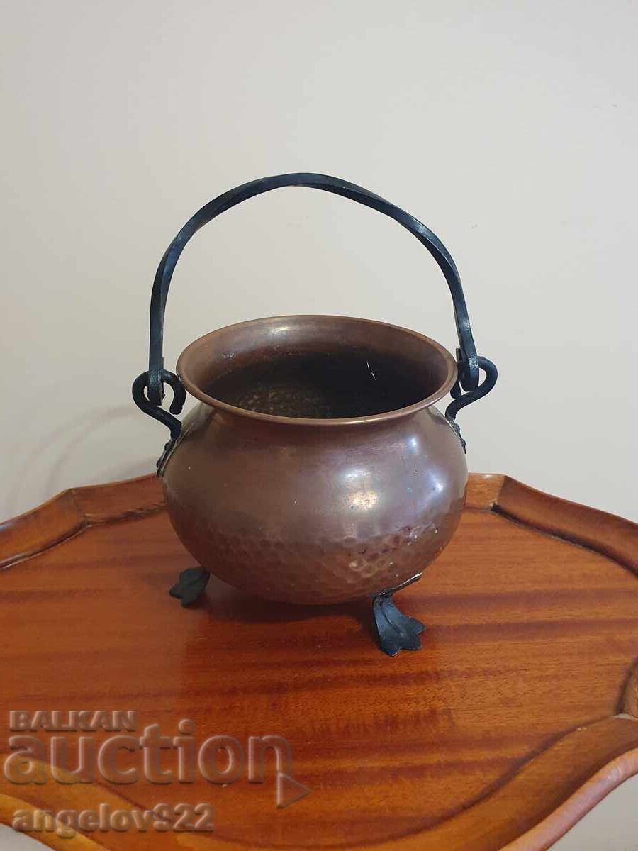 Παλιό χάλκινο φλιτζάνι χειροποίητο!!!