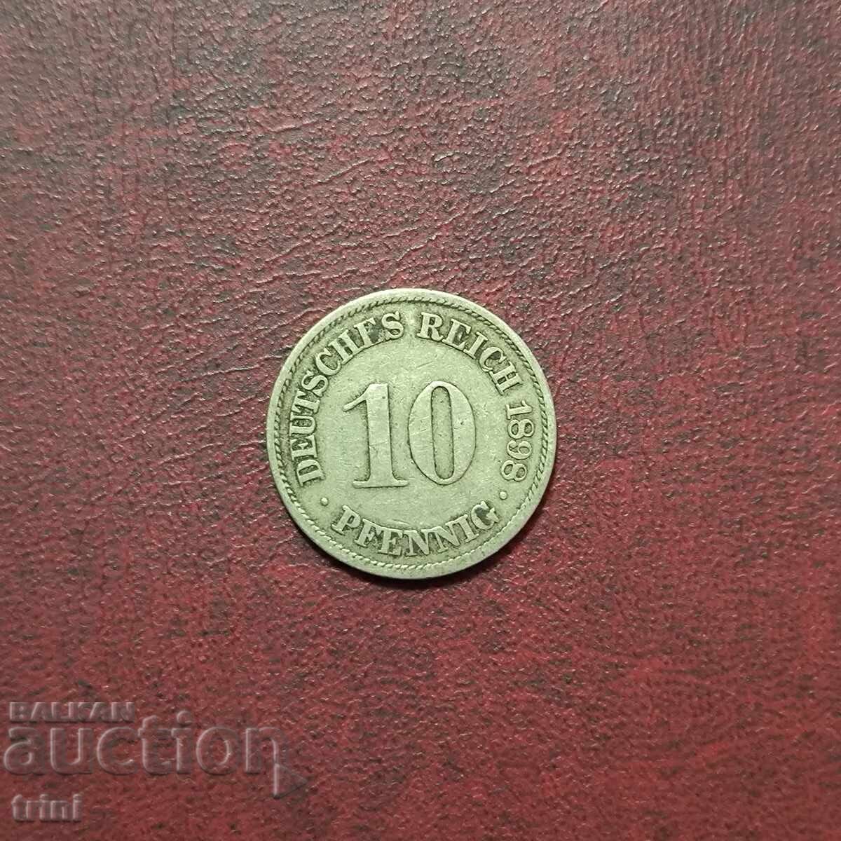 Germania Imperiul 10 Pfennig 1898 Germania Imperiul 10 Pfennig 1898