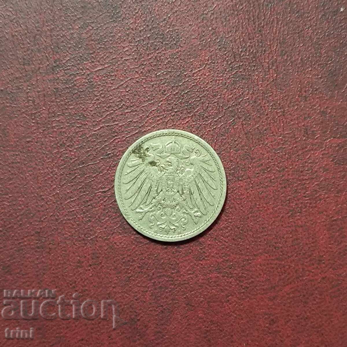 German Empire 10 Pfennig 1906 with price € 2.56 | 5.01 BGN