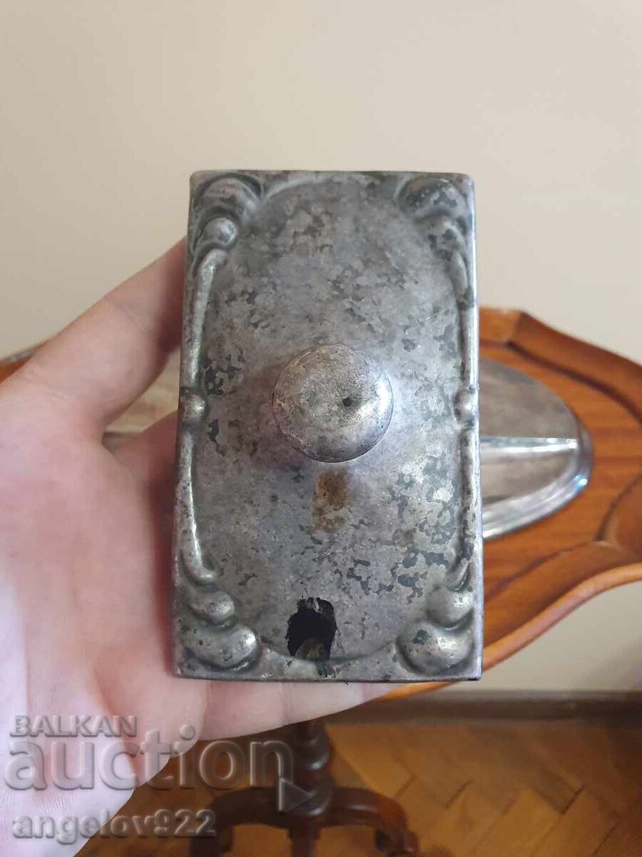 Auction Metal Inkwell GAB NS Auction Metal Inkwell GAB NS