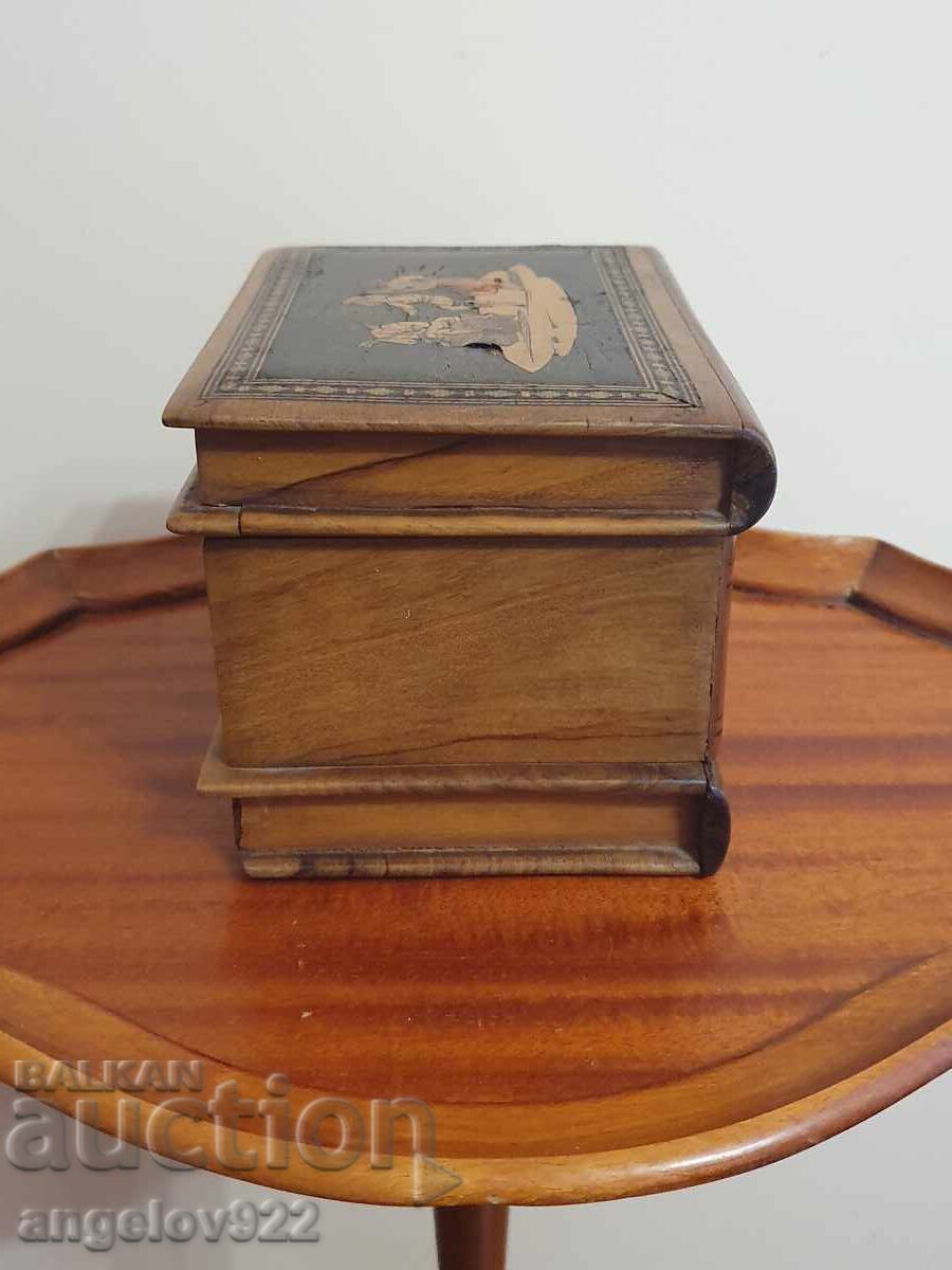 Όμορφο παλιό ξύλινο κουτί κοσμημάτων!!! - 5