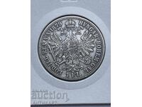 #3 Row Silver Coin Austria 1 Florin 1879 Excellent