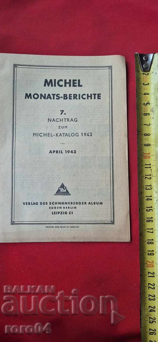 MICHEL - CATALOG - 7 with price € 2.99 | 5.85 BGN