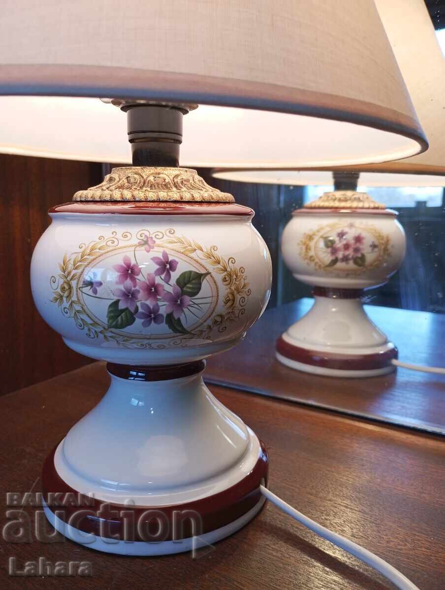Livrarea Lampă de noapte, de masă, din porțelan, frumoasă Livrarea Lampă de noapte, de masă, din porțelan, frumoasă