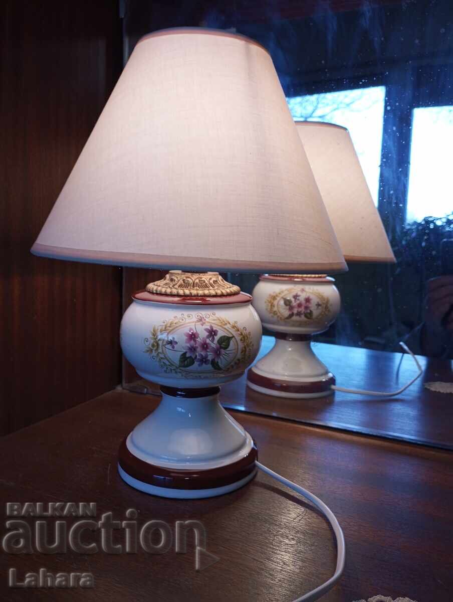 Lampă de noapte, de masă, din porțelan, frumoasă - 5 Lampă de noapte, de masă, din porțelan, frumoasă - 5