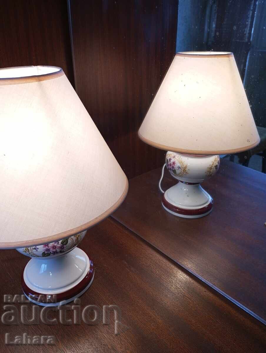 Lampă de noapte, de masă, din porțelan, frumoasă - 7 Lampă de noapte, de masă, din porțelan, frumoasă - 7