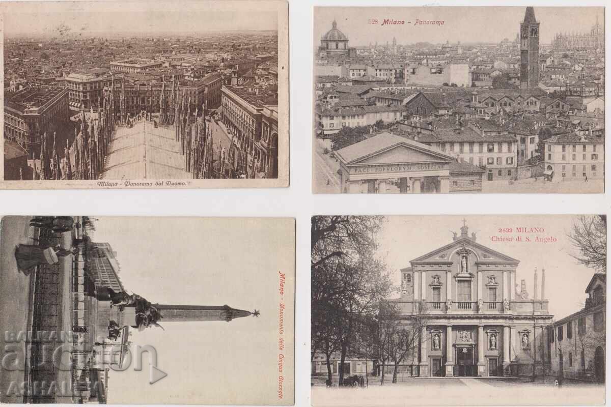 Италия-Милано 4 кар.непътували 1930 Италия-Милано 4 кар.непътували 1930