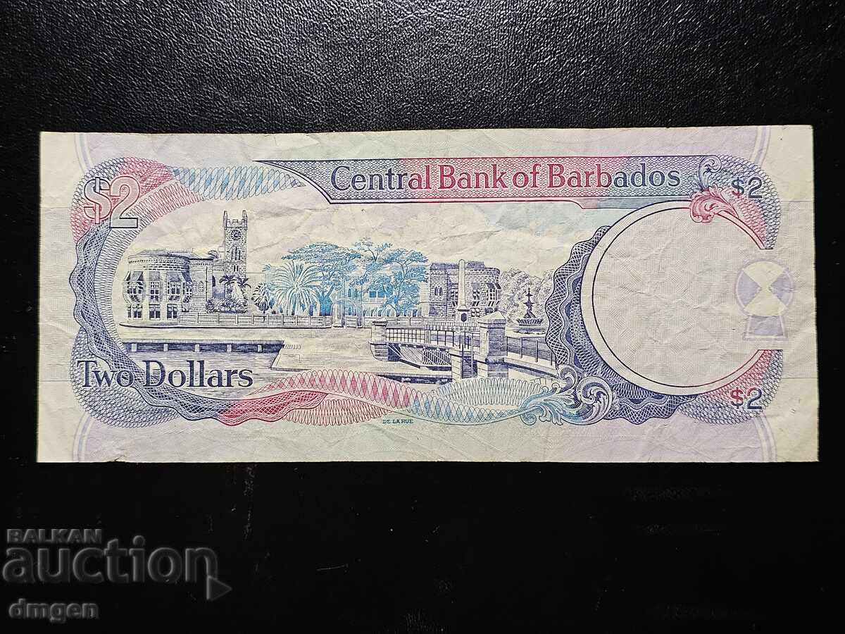 2 dolari Barbados cu preț € 2.30 | 4.50 BGN