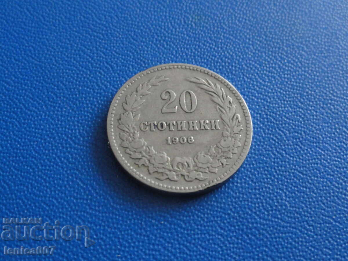 Licitație Bulgaria 1906 - 20 de cenți