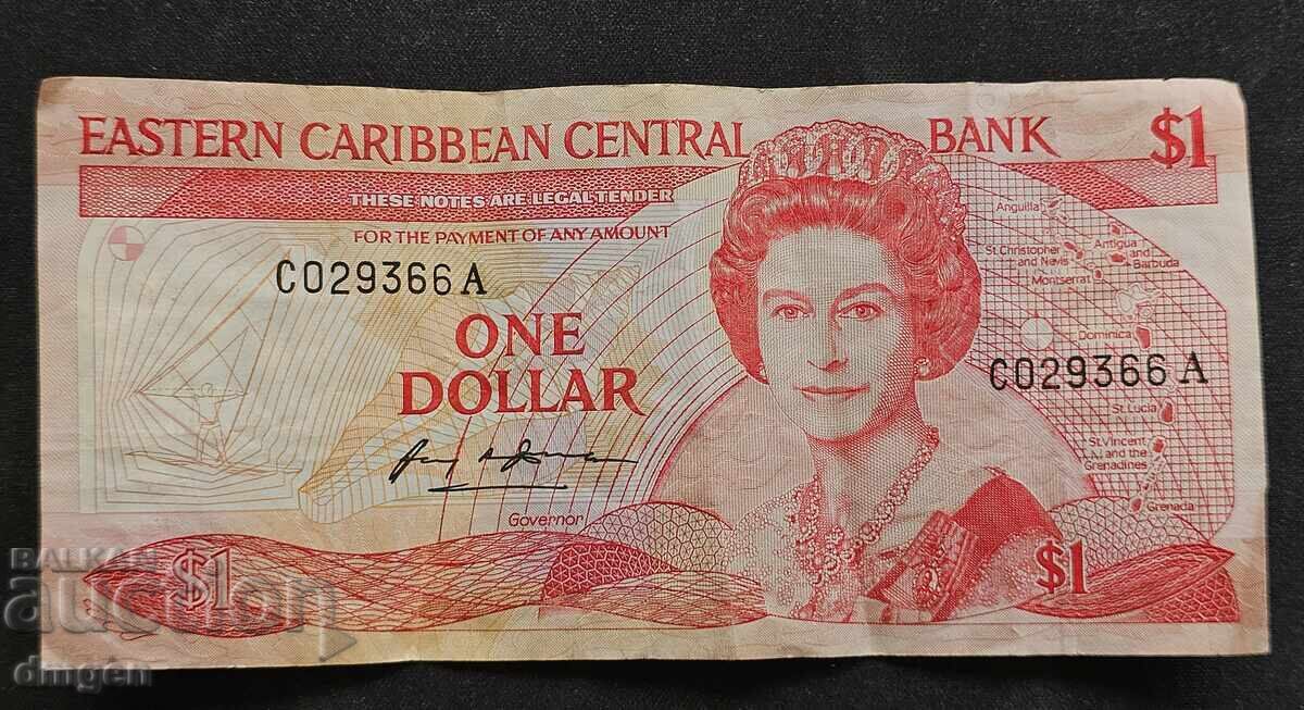 1 Eastern Caribbean dollar 1 Eastern Caribbean dollar