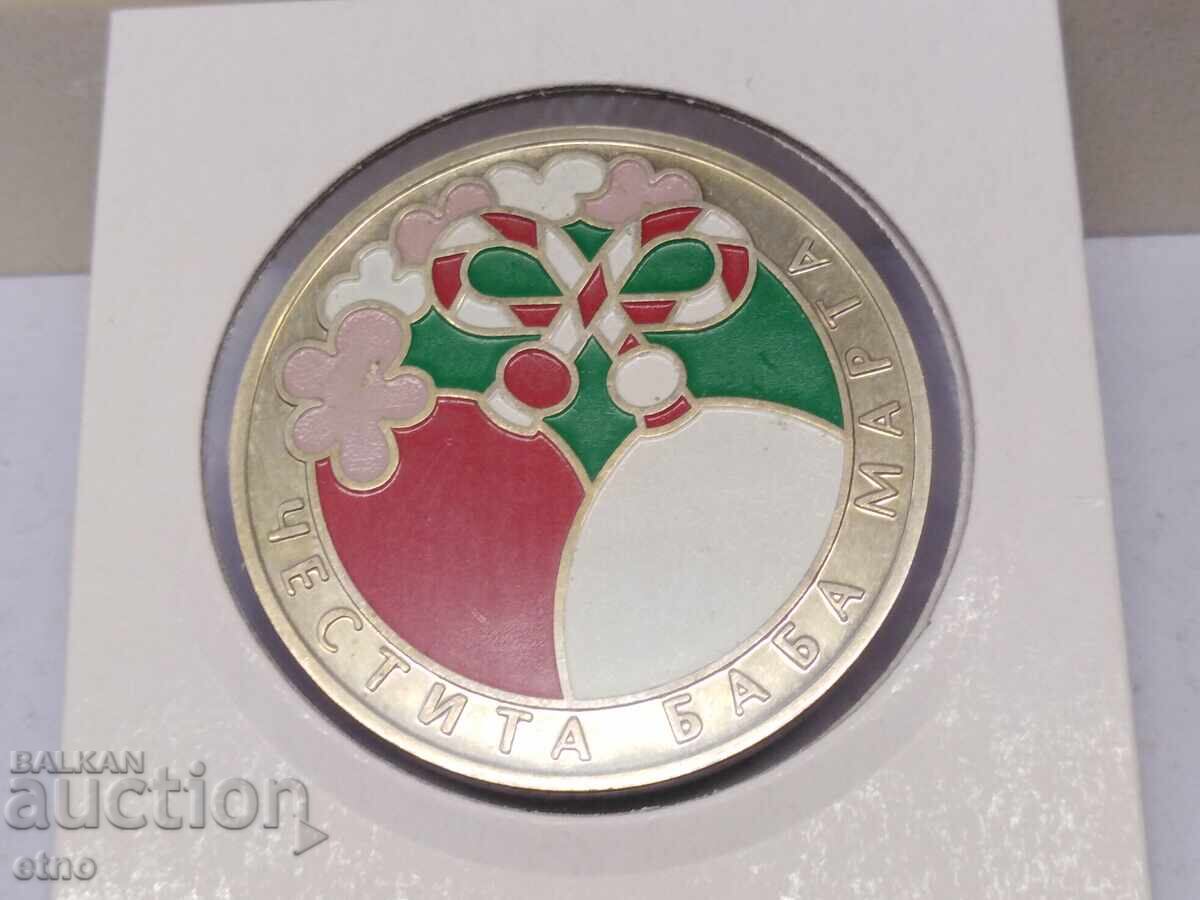 5 LEVA "BABA MARTA" 2005 g., monedă, monede