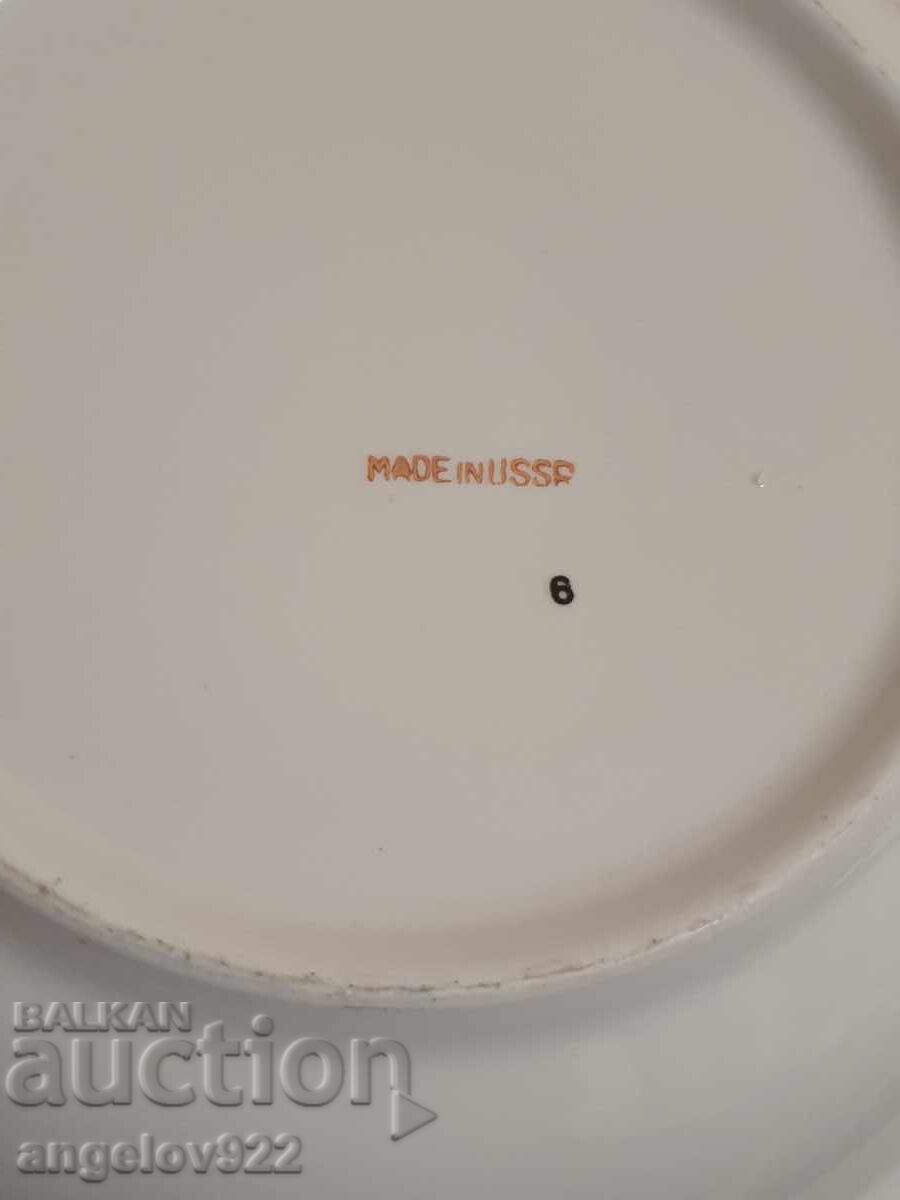 3 bucăți farfurii adânci din porțelan rusesc!!! - 6