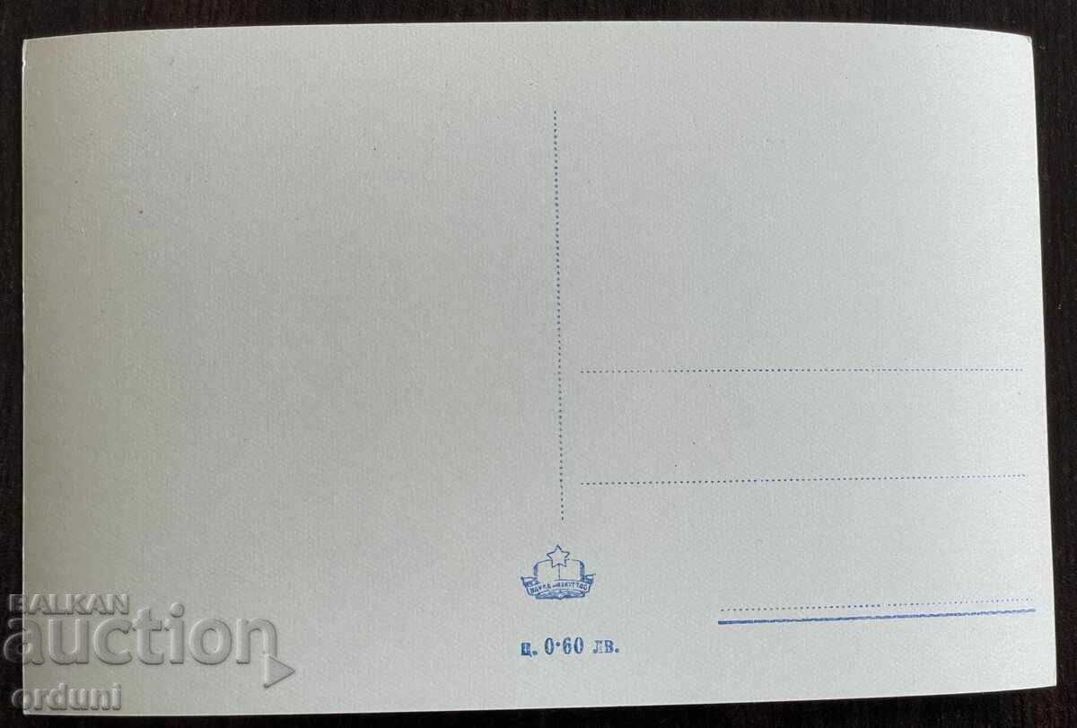 Auction  5278 Bulgaria postcard city Velingrad Lies Square 50s