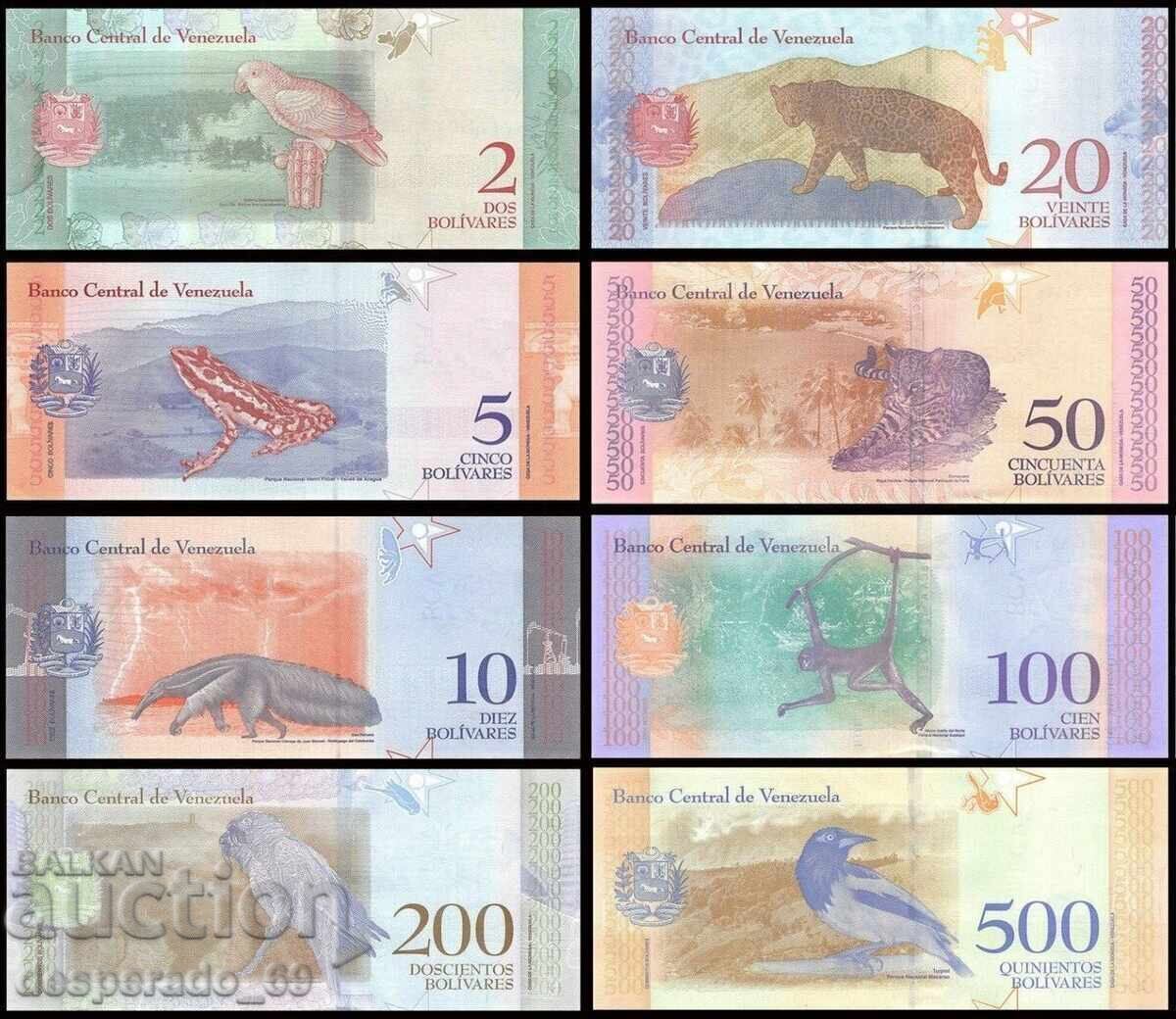 (¯`'•.¸ VENEZUELA full set banknotes 2018 UNC ¸.•'´¯) with price € 6.90 | 13.50 BGN