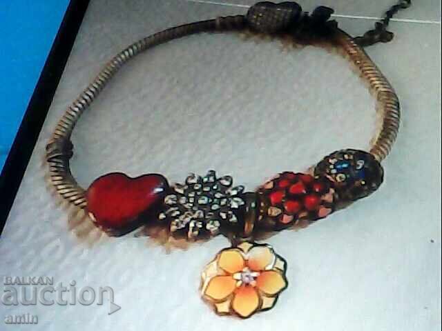 Beautiful vintage silver Pandora bracelet ALE S925 hallmark