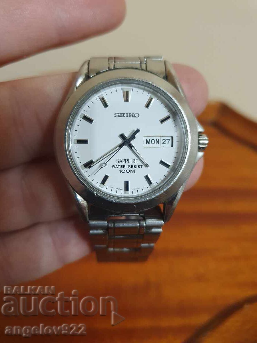 Ιαπωνικό χειροποίητο ρολόι SEIKO ΛΕΙΤΟΥΡΓΙΚΟ με τιμή € 2.50 | 4.89 BGN Ιαπωνικό χειροποίητο ρολόι SEIKO ΛΕΙΤΟΥΡΓΙΚΟ με τιμή € 2.50 | 4.89 BGN