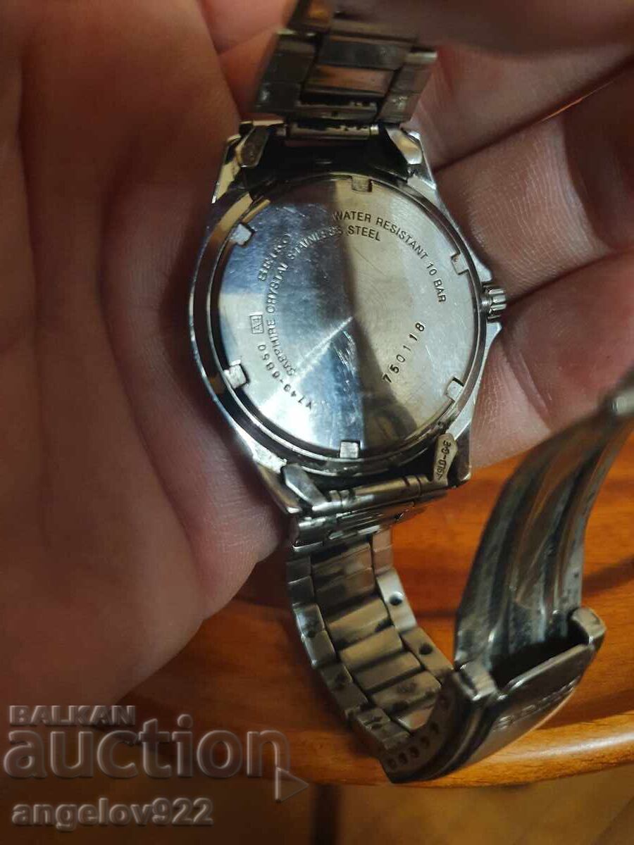 Ιαπωνικό χειροποίητο ρολόι SEIKO ΛΕΙΤΟΥΡΓΙΚΟ - 6 Ιαπωνικό χειροποίητο ρολόι SEIKO ΛΕΙΤΟΥΡΓΙΚΟ - 6