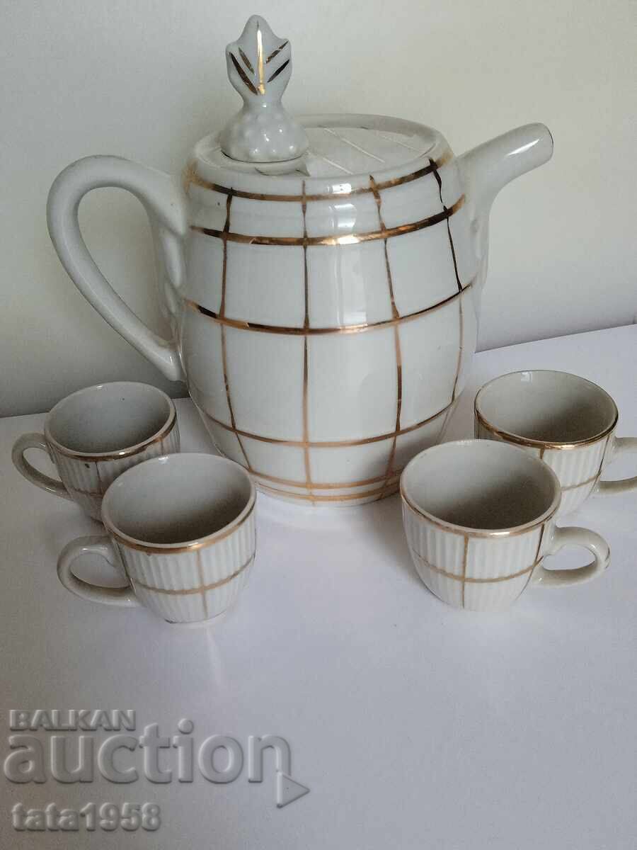 Rakia service with gold plating with price € 32.21 | 63.00 BGN