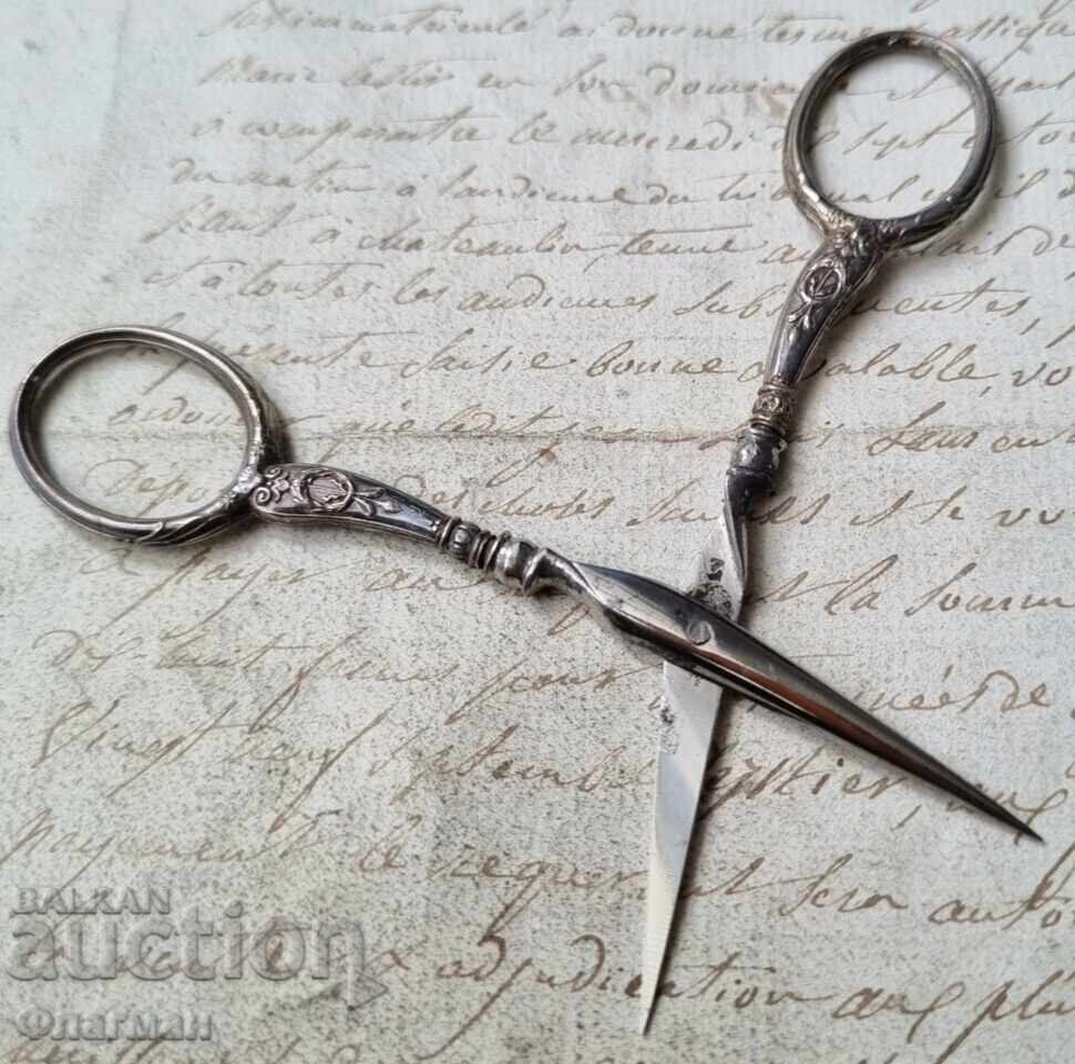 Licitație Foarfece de argint franceze din secolul al XIX-lea, Napoleon al III-lea