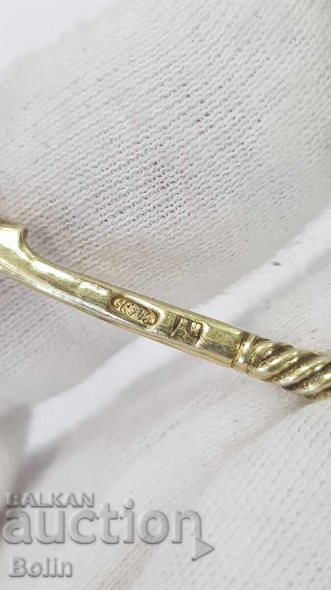 Delivery of Rare Silver, Russian Tsarist Spoon with Enamel, 84 Assay Delivery of Rare Silver, Russian Tsarist Spoon with Enamel, 84 Assay