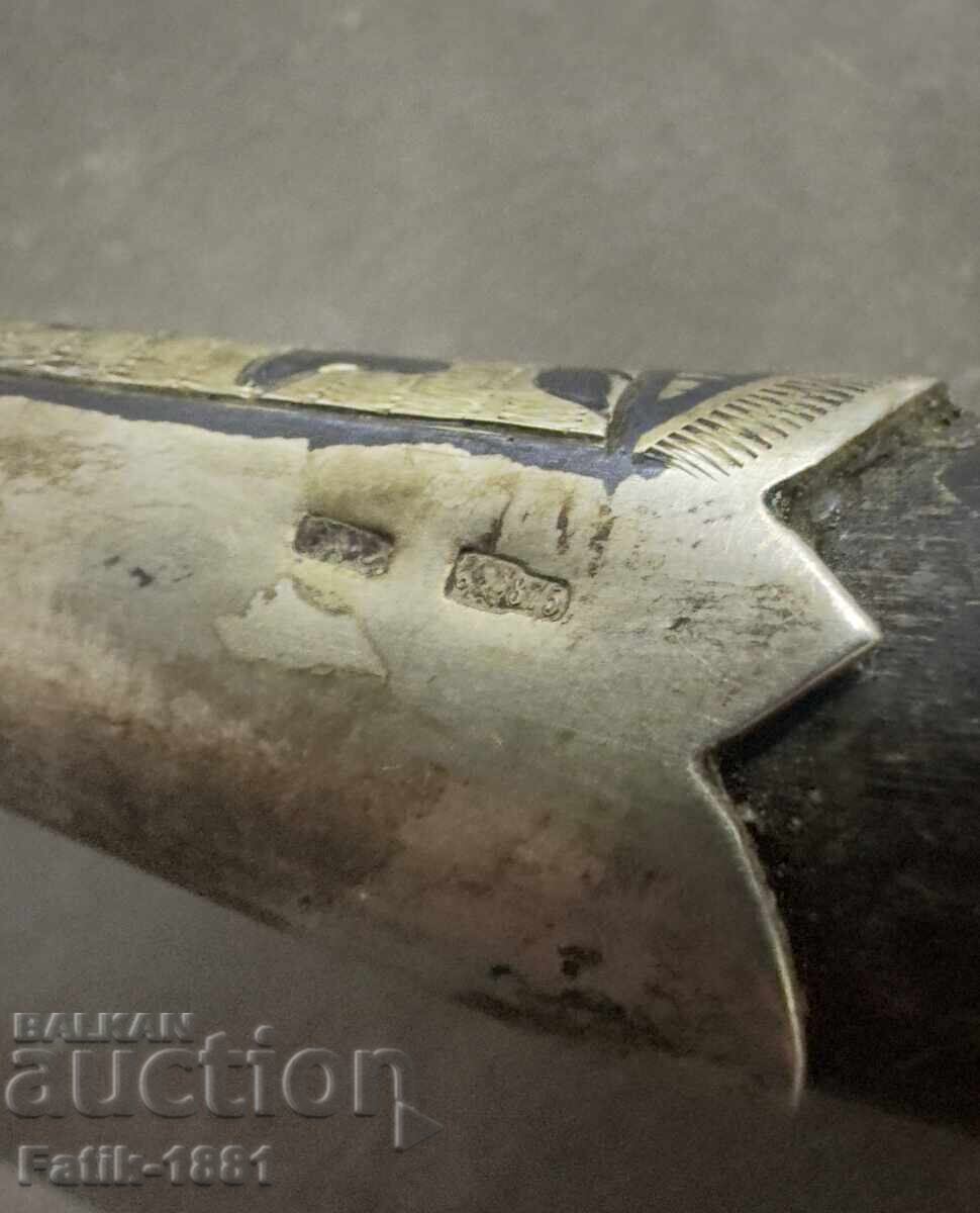 Βαλκανικό Ασημένιο Κέρας για Κρασί / Δοκιμή 875 με τιμή € 430.00 | 841.01 BGN Βαλκανικό Ασημένιο Κέρας για Κρασί / Δοκιμή 875 με τιμή € 430.00 | 841.01 BGN