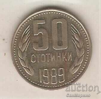 Bulgaria 50 stotinki 1989 g