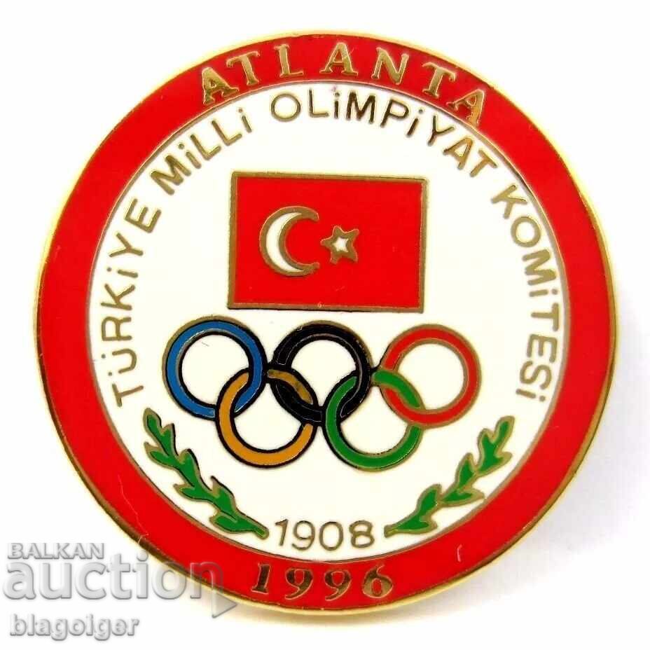 Rare NOK Turkey Atlanta Olympics 1996 Rare NOK Turkey Atlanta Olympics 1996