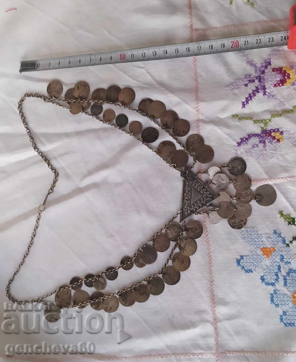 Bijuterii pentru costum popular, pieptar sațan, argint - 7