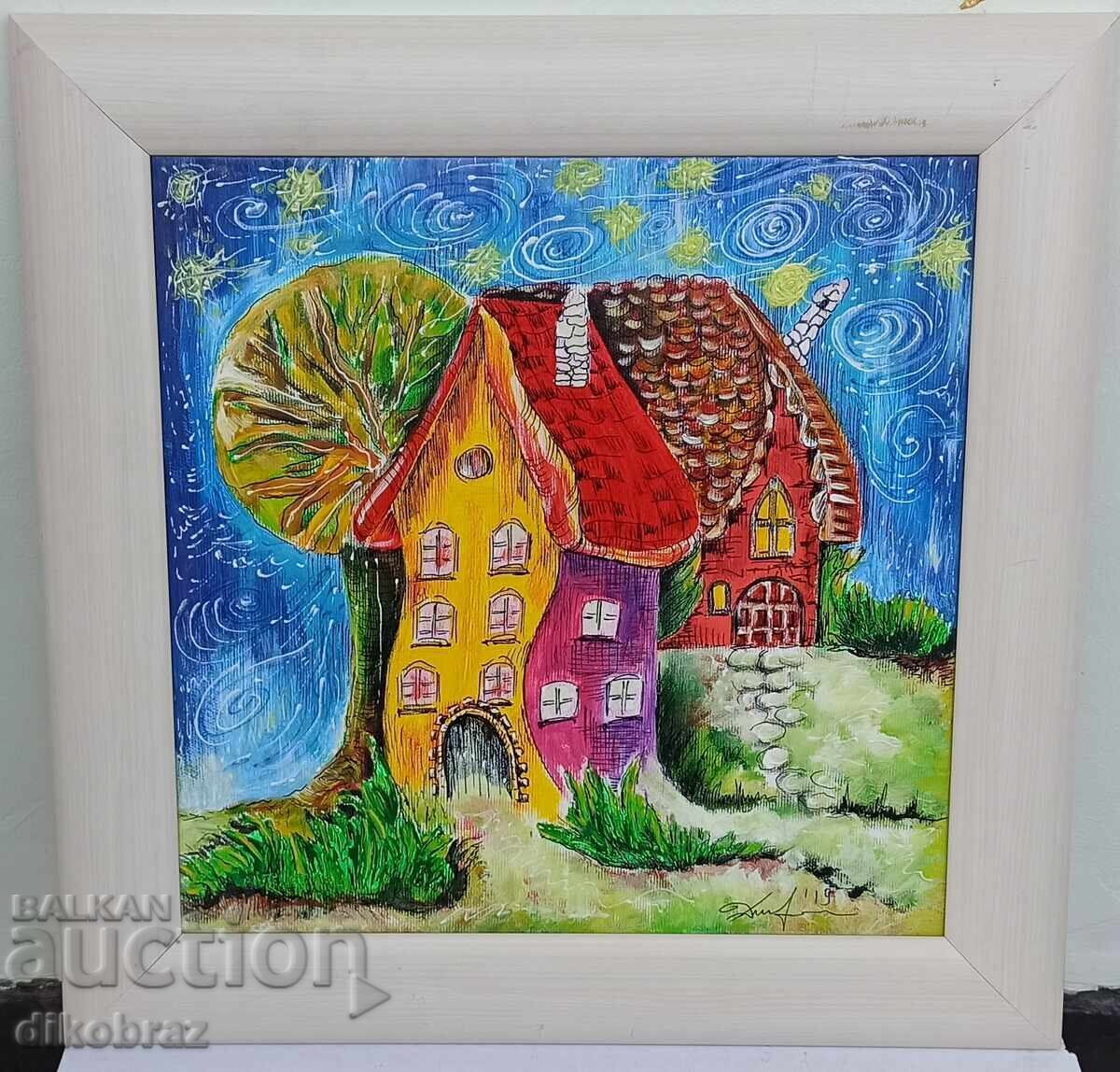 Картина СПОМЕН - Акрил - за 30 €вро с цена € 30.00 | 58.67 лв.