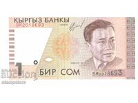 Киргизия - 1 сом 1999 г