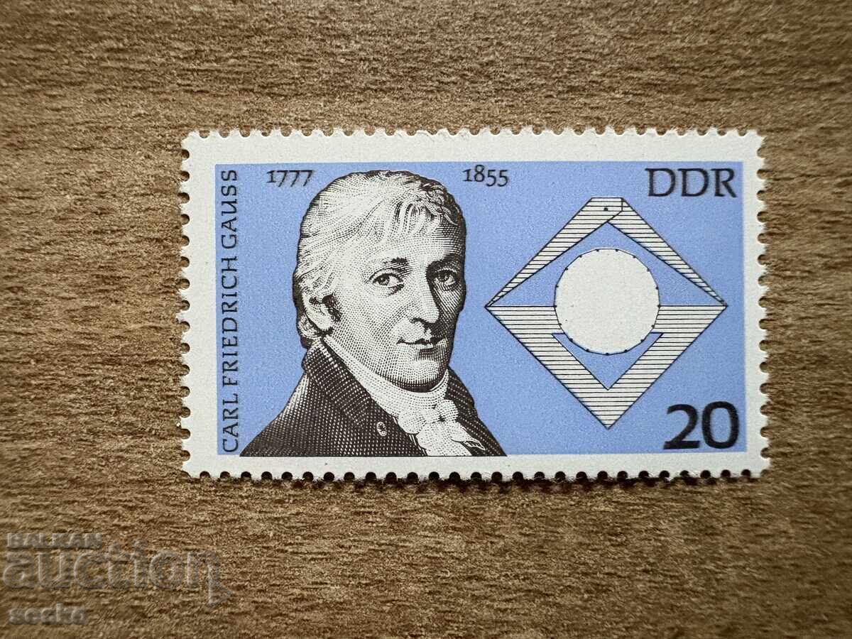 RDG - 200 g. de la nașterea lui Friedrich Gauss (1977) MNH