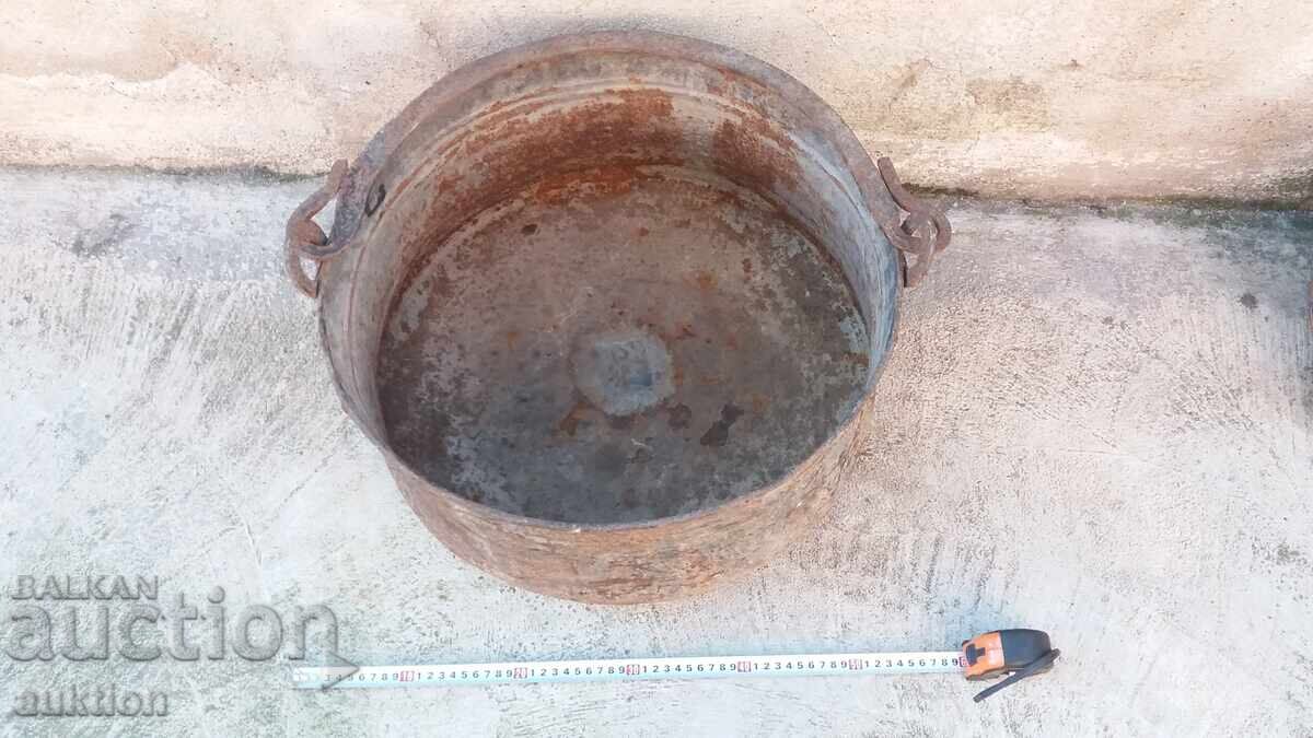 Δημοπρασία ΜΕΓΑΛΟΣ ΣΙΔΕΡΕΝΙΟΣ ΚΑΤΣΑΡΟΛΑ, ΧΑΛΚΙΝΟ ΚΑΖΑΝΙ - ΣΙΔΕΡΕΝΙΟ