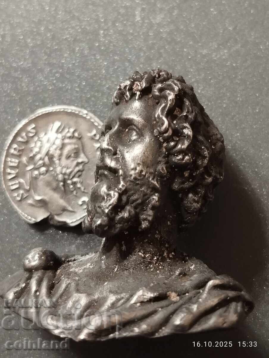 Livrarea Figurina antică de bronz Septimius Severus REPLICĂ REPRODUCERE Livrarea Figurina antică de bronz Septimius Severus REPLICĂ REPRODUCERE