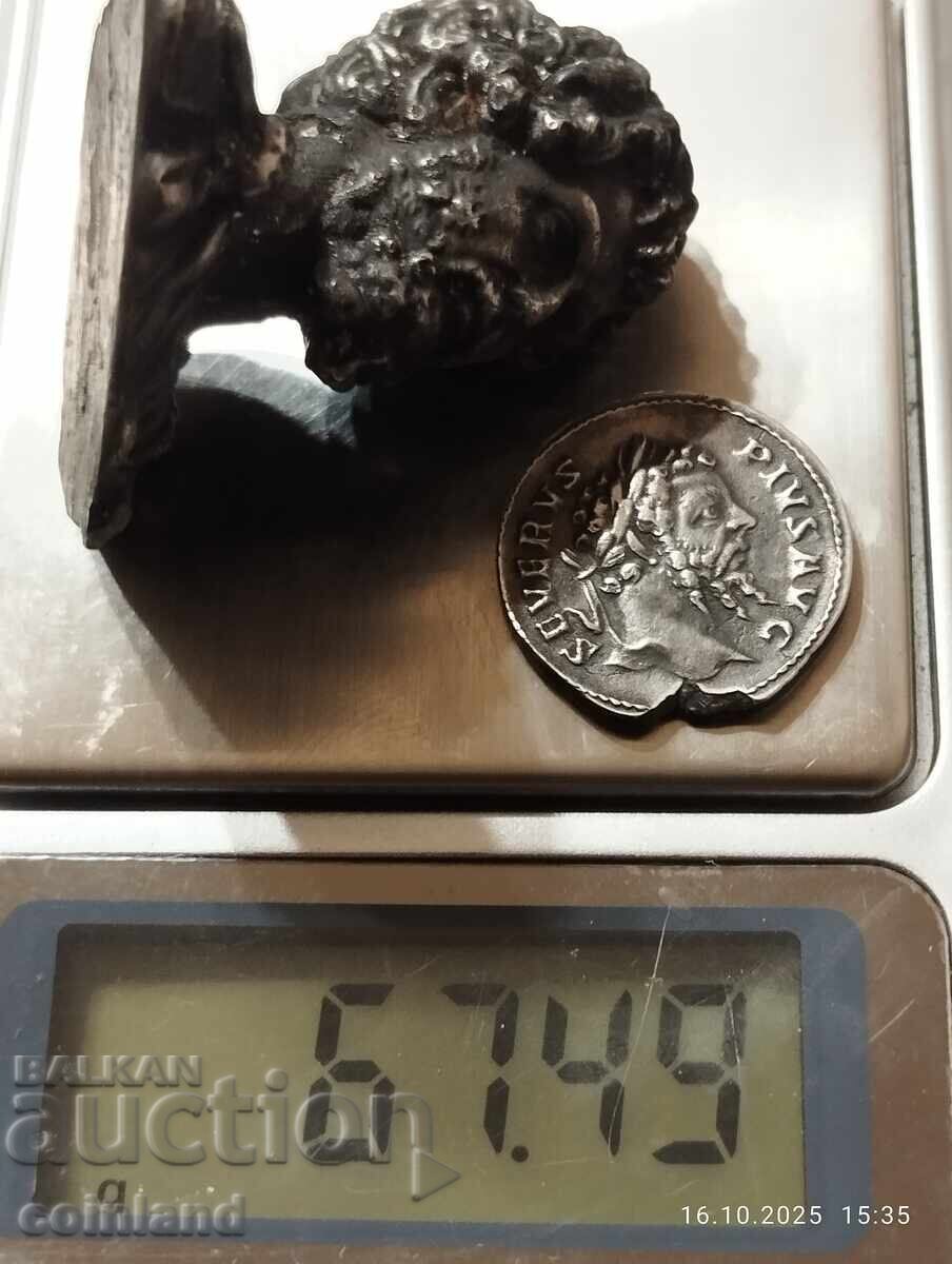 Figurina antică de bronz Septimius Severus REPLICĂ REPRODUCERE - 6 Figurina antică de bronz Septimius Severus REPLICĂ REPRODUCERE - 6