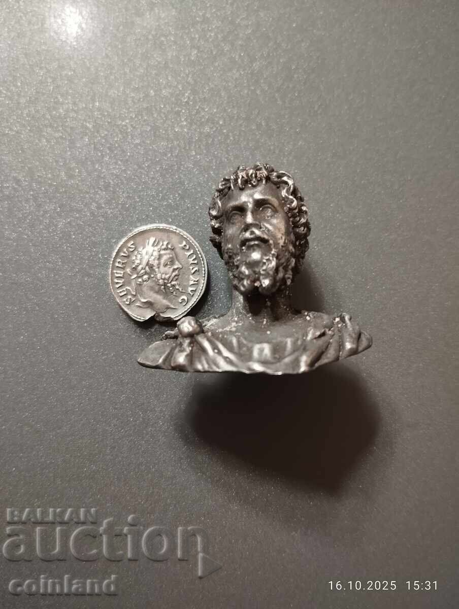 Figurina antică de bronz Septimius Severus REPLICĂ REPRODUCERE - 7 Figurina antică de bronz Septimius Severus REPLICĂ REPRODUCERE - 7