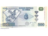 Конго - 500 франка 2002 г