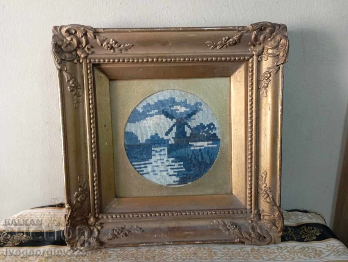Gobelin in baroque frame