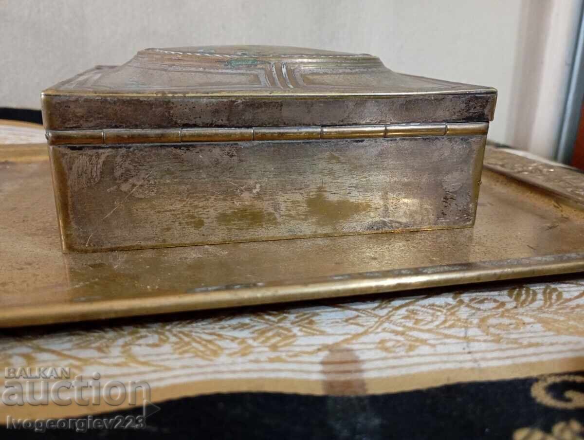 Cutie de bijuterii cu tavă art deco - 6 Cutie de bijuterii cu tavă art deco - 6