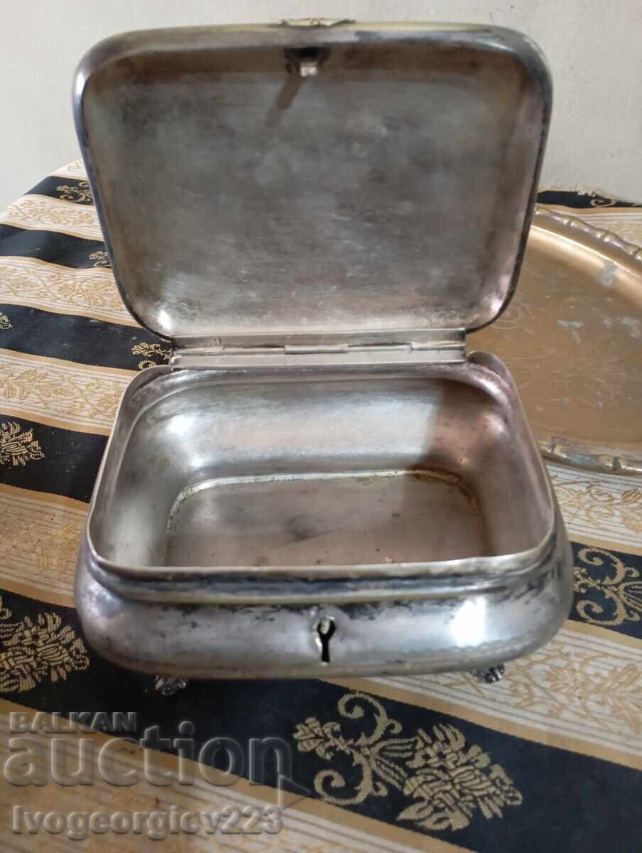 Art Deco Jewelry Box with Tray - 6 Art Deco Jewelry Box with Tray - 6