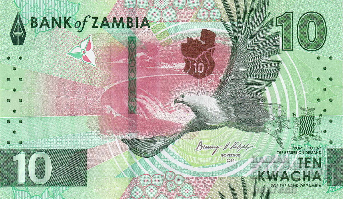 ❤️ ⭐ Zambia 2024 10 Kwacha UNC New ⭐ ❤️ with price € 1.89 | 3.70 BGN ❤️ ⭐ Zambia 2024 10 Kwacha UNC New ⭐ ❤️ with price € 1.89 | 3.70 BGN