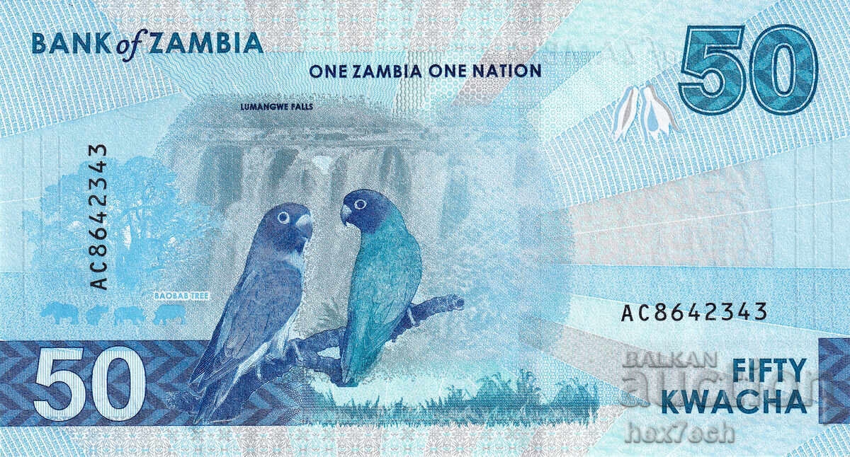 Auction  ❤️ ⭐ Zambia 2024 50 Kwacha UNC new ⭐ ❤️