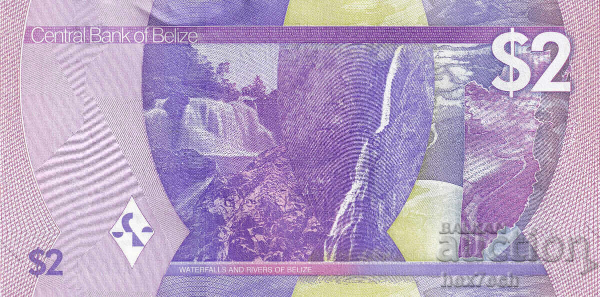 Δημοπρασία ❤️ ⭐ Μπελίζ 2025 2 δολάρια UNC νέα ⭐ ❤️