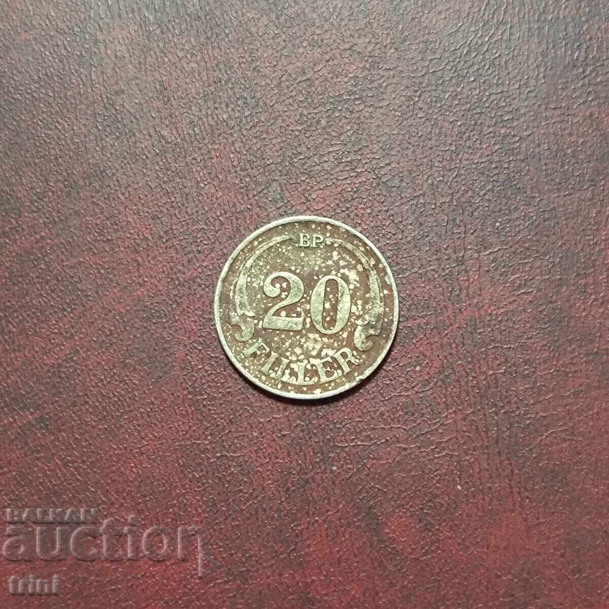 Ουγγαρία 20 φίλερ 1926 godina