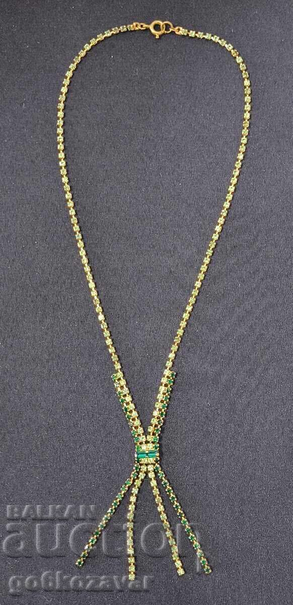 Βίντατζ κολιέ δεκαετίας του '60 Τσεχοσλοβακίας Φυσικά πετράδια! με τιμή € 29.00 | 56.72 BGN