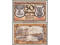 ❤️ Germany Neusalz (Silesia) 1914-1924 50 pfennig UNC ❤️