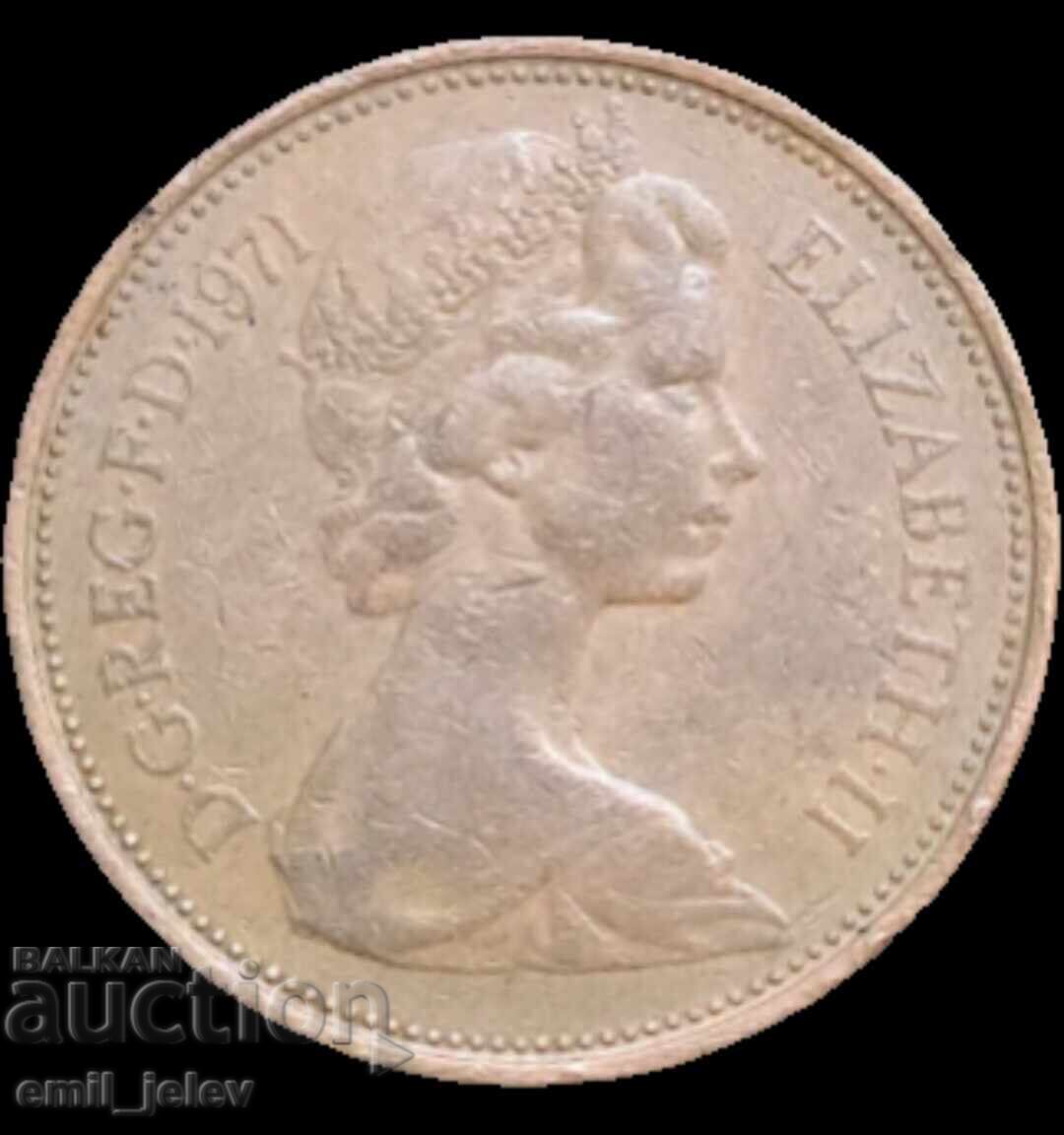 Licitație 2 pence - Regatul Unit (United Kingdom) 1971 god