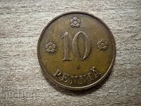 Finlanda - 10 penni (1938)