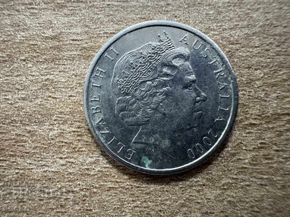 Australia - 5 cenți (2000) cu preț € 0.20 | 0.39 BGN